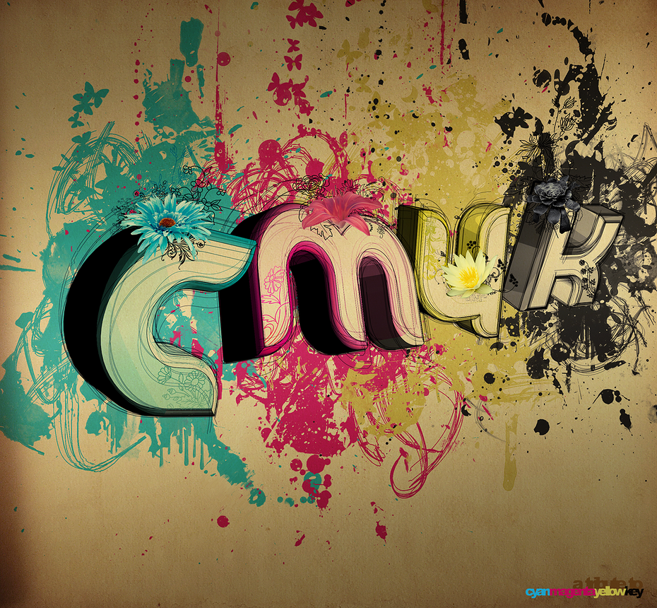 A Tribute To CMYK by Frosty47 Digital Art Inspiration: CMYK Artworks & Graphic Designs