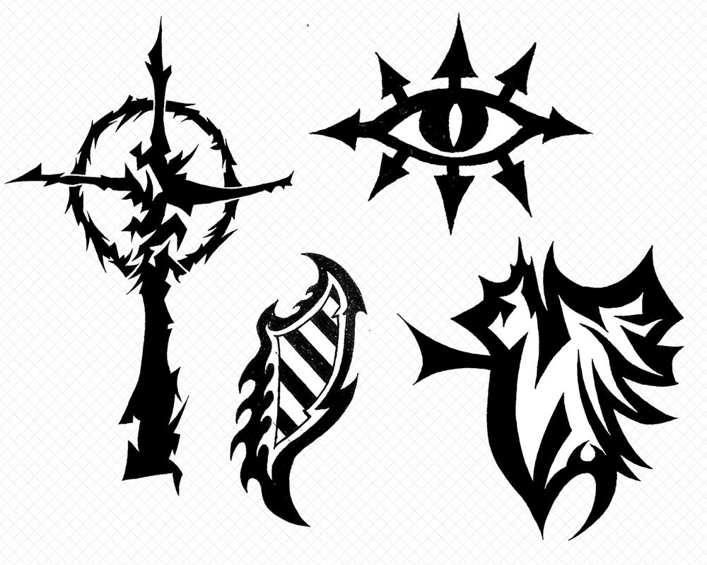 Tattoos V Symbols by