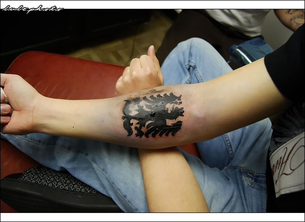 Medieval Eagle Tattoo 1