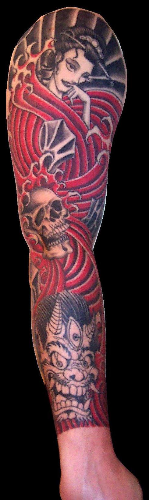 Road to a Sleeve 3B - sleeve tattoo