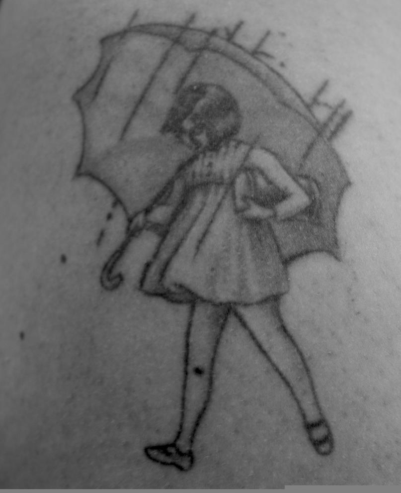 Morton Salt Girl Tattoo