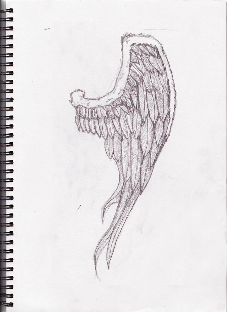 gun and wings tattoos