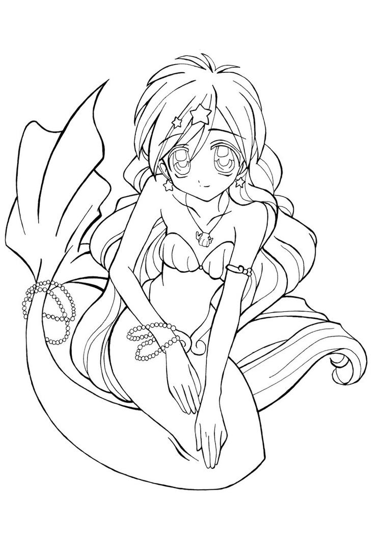 fairy tail coloring pages anime mermaid - photo #21