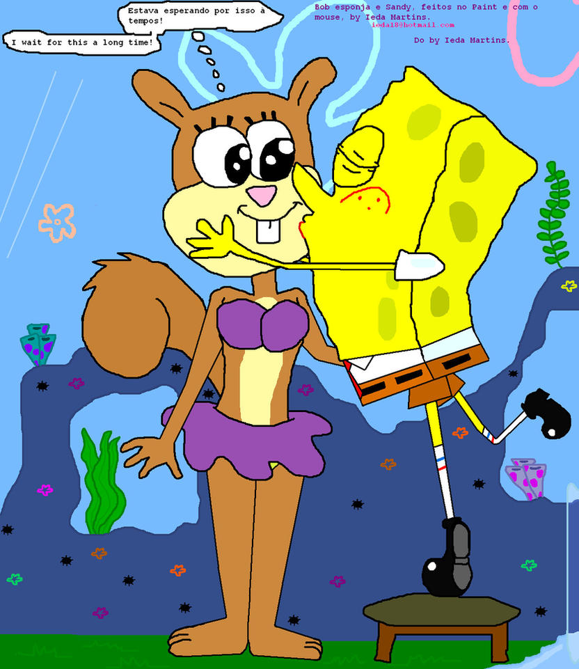 Download this Spongebob Kissing Sandy Iedasb picture