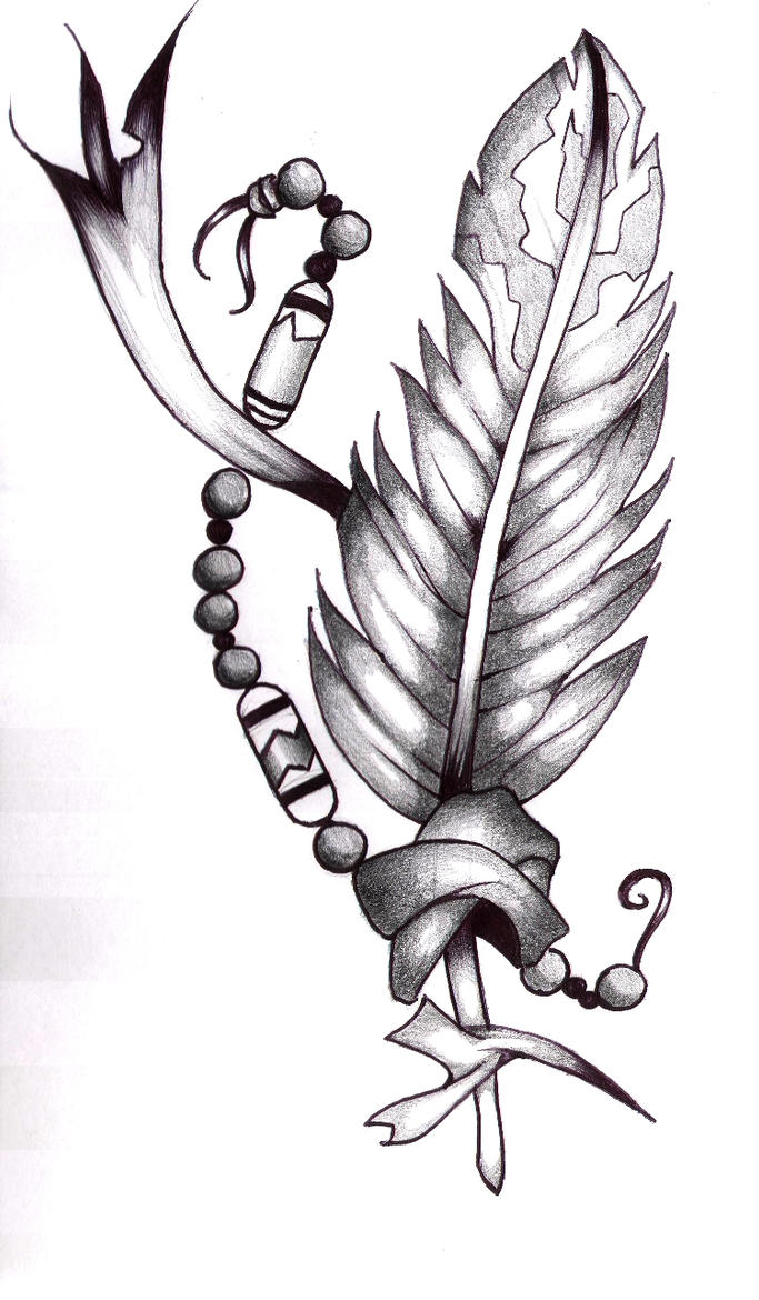 Indian Feather Tattoo Design Picture 3