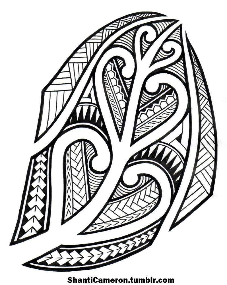 17+ Stunning Polynesian tribal tattoo stencils ideas