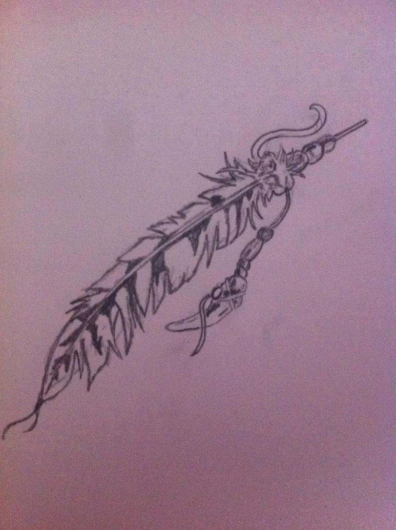 Indian Feather Tattoo Design Picture 2