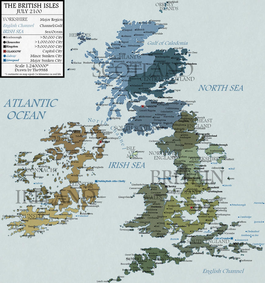 British Isles in 2100 by JaySimons