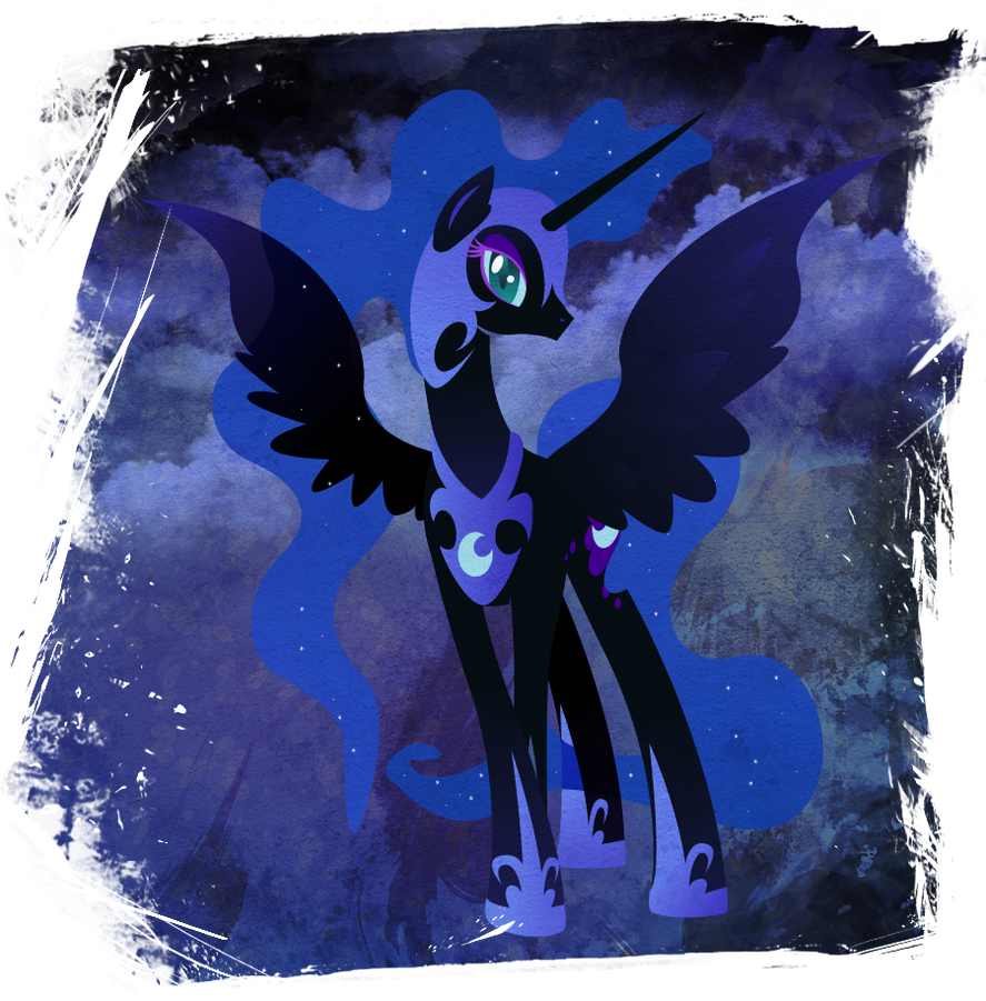 nightmare_moon____old_ponytale_by_raried