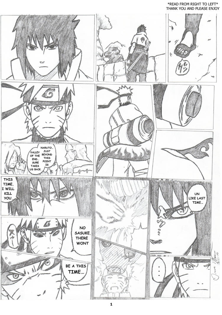 Naruto Vs. Sasuke "Fan" Manga Scans
