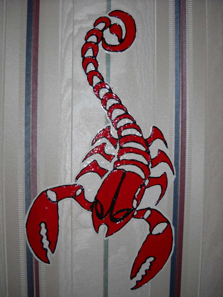 Scorpion Tattoo Wall Decal by