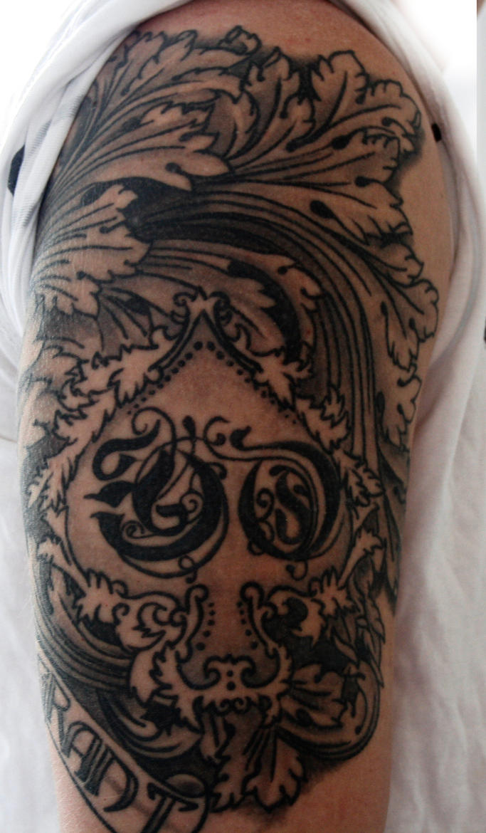 half sleeve tribal tattoo