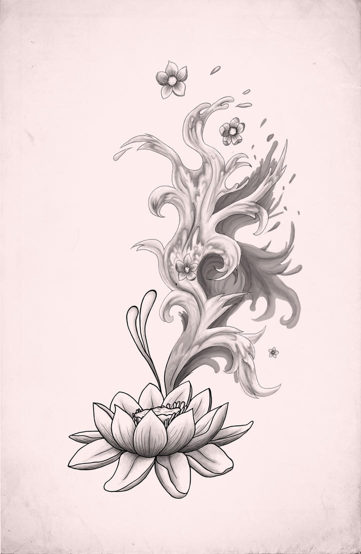 Lotus tattoo by XxMortanixX