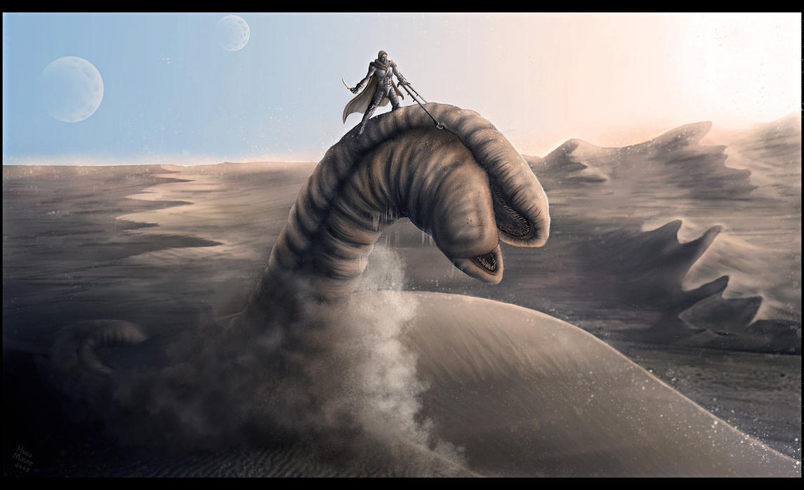 [Bild: dune___ride_the_sandworm_by_leywad-d1z1vt4.jpg]