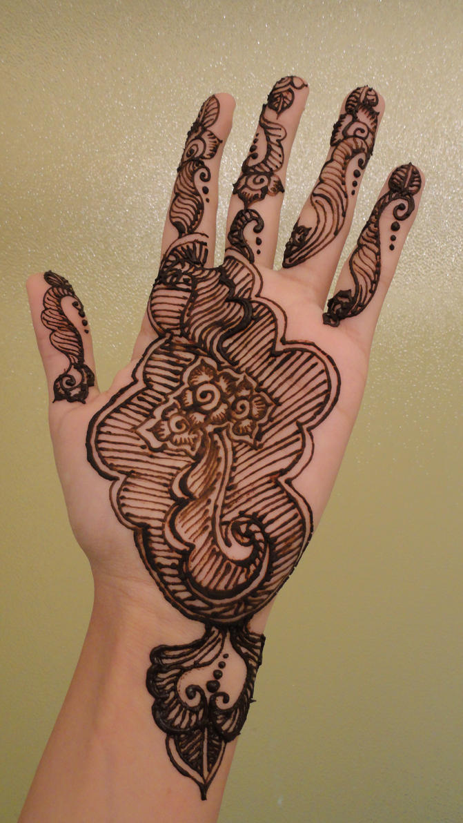 Hand Henna Tattoo Picture 6