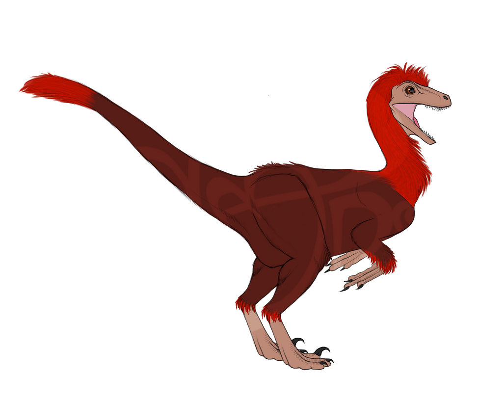 Pod the Pyroraptor by dinosapien
