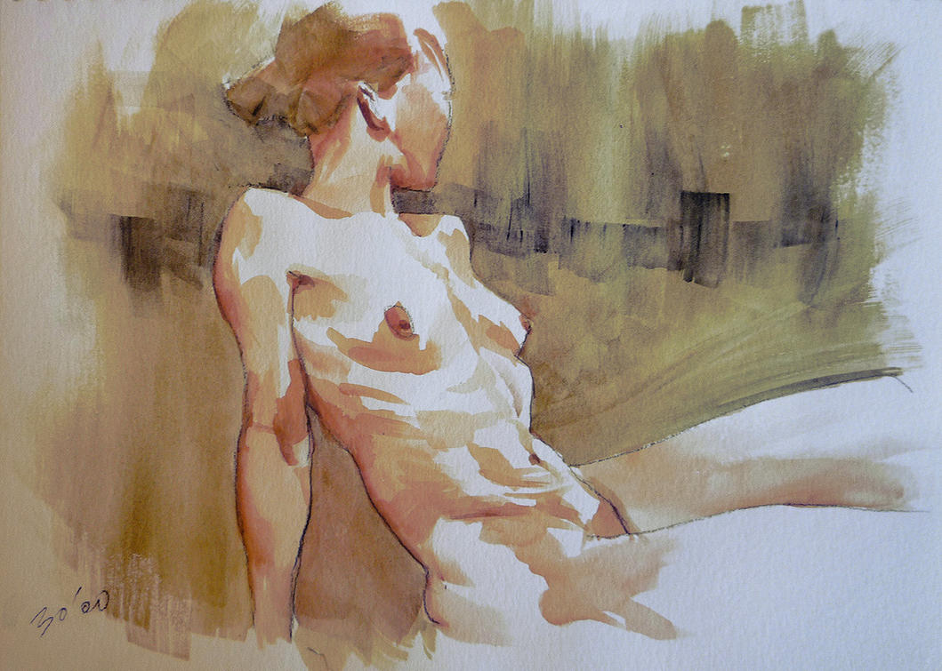 Nude Watercolor 80