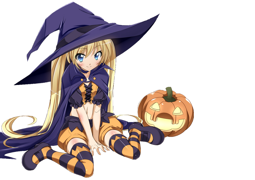 anime_witch__pumpkin_render_by_bookahz-d