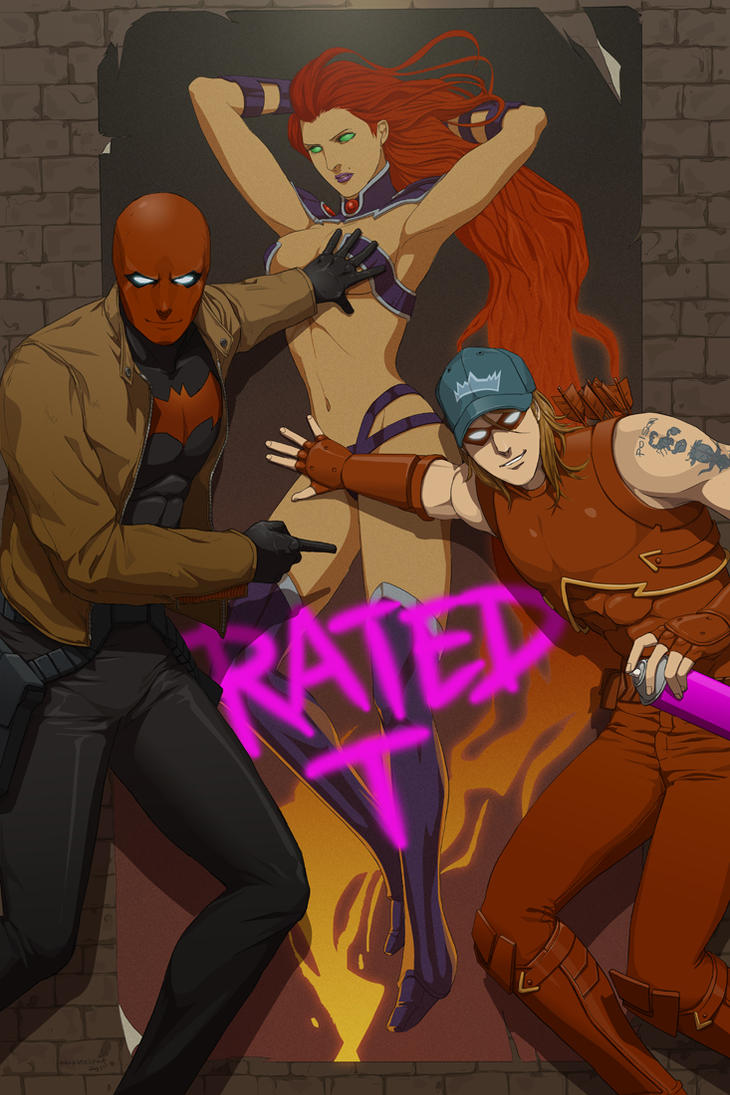 the and Red starfire hood outlaws