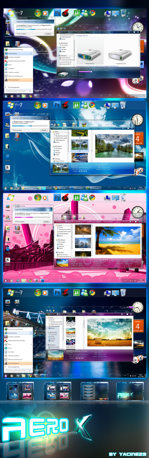 Aero final theme for Windows 7
