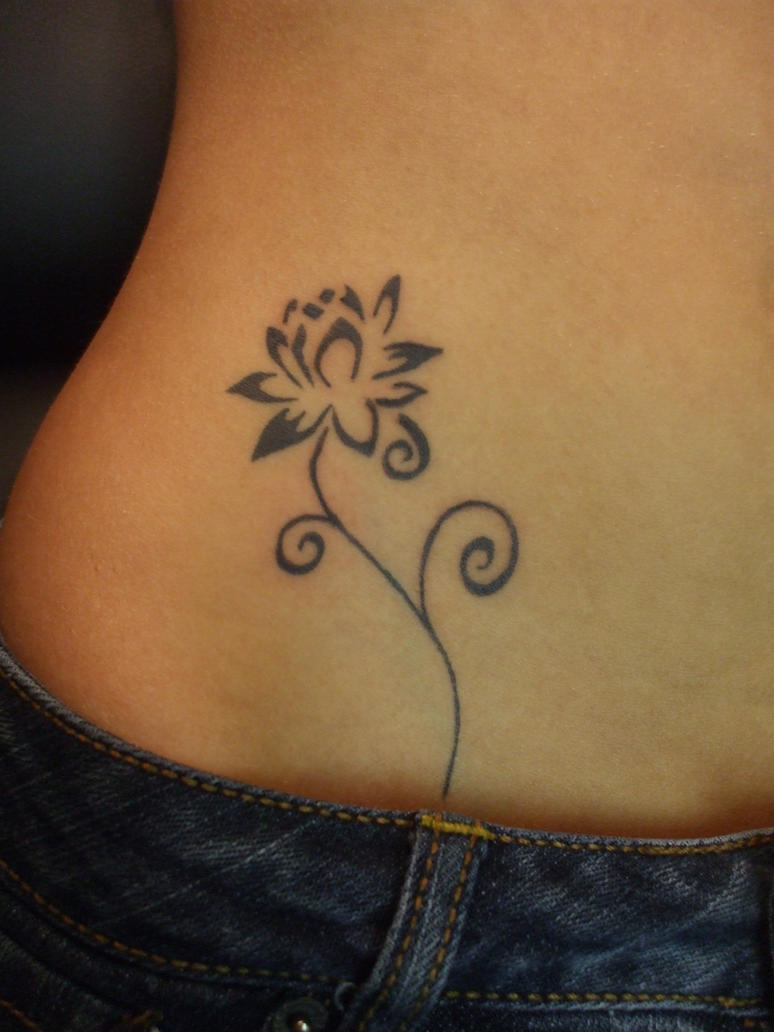 Hip Flower | Flower Tattoo