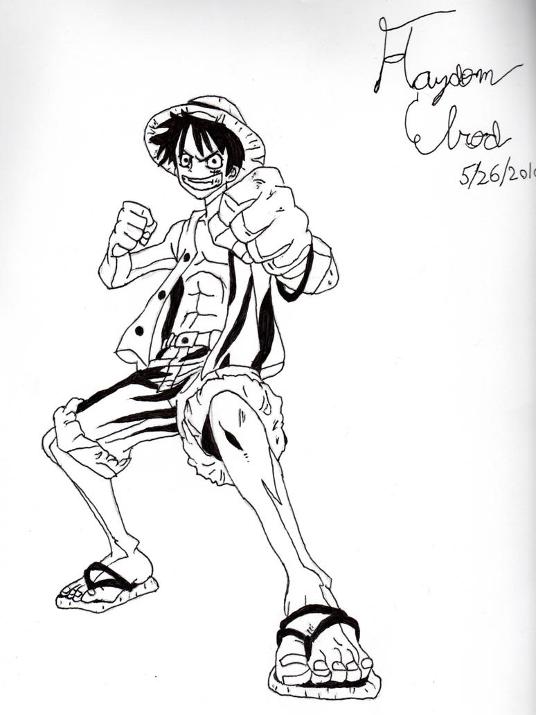 One Piece Luffy by ~hidanthamon on deviantART