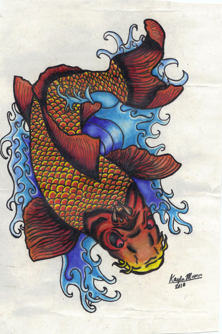Devil Koi fish by