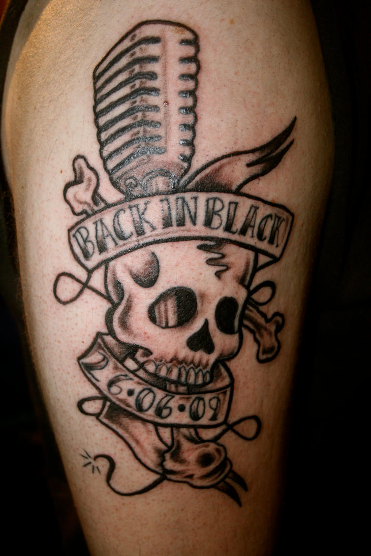 Back In Black Tattoo by