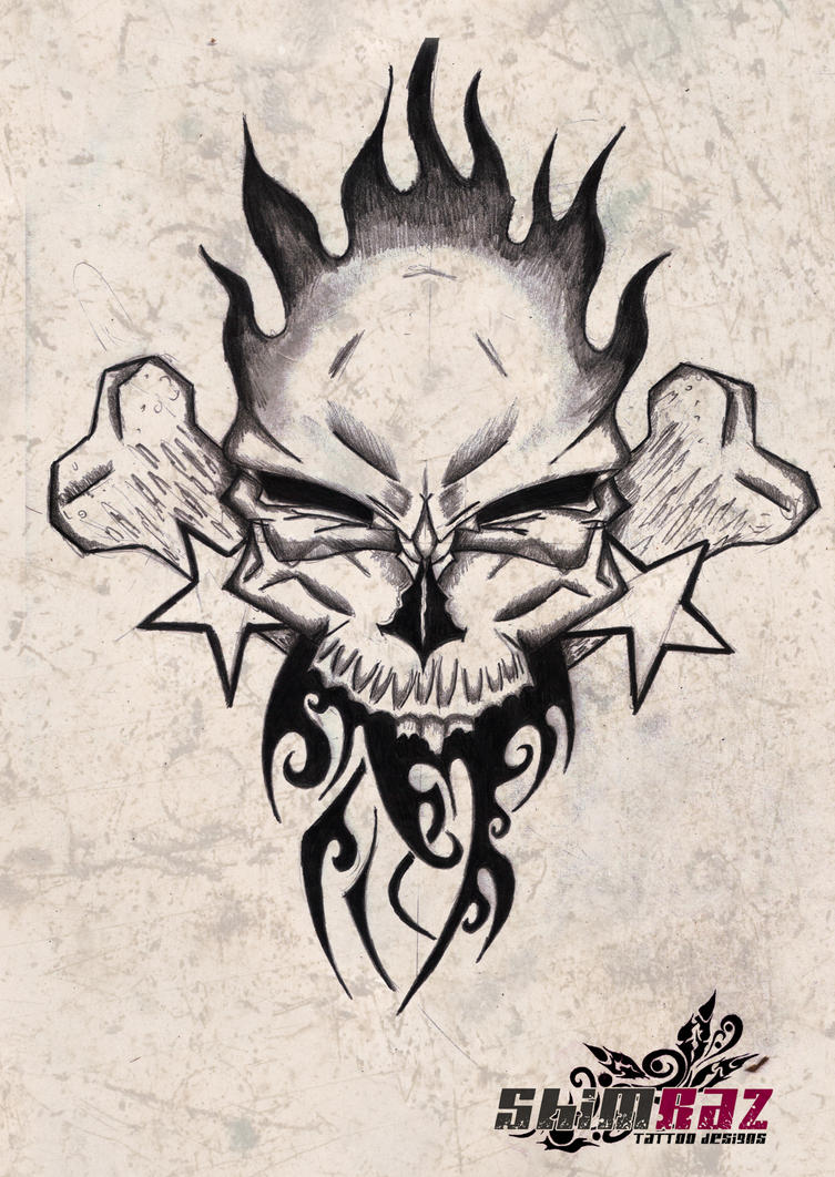 Skull tattoo design 2 by