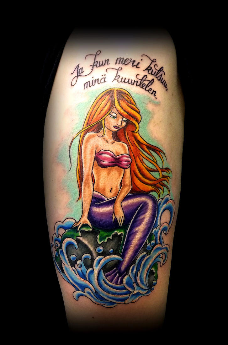Mermaid Tattoo by Taigeri