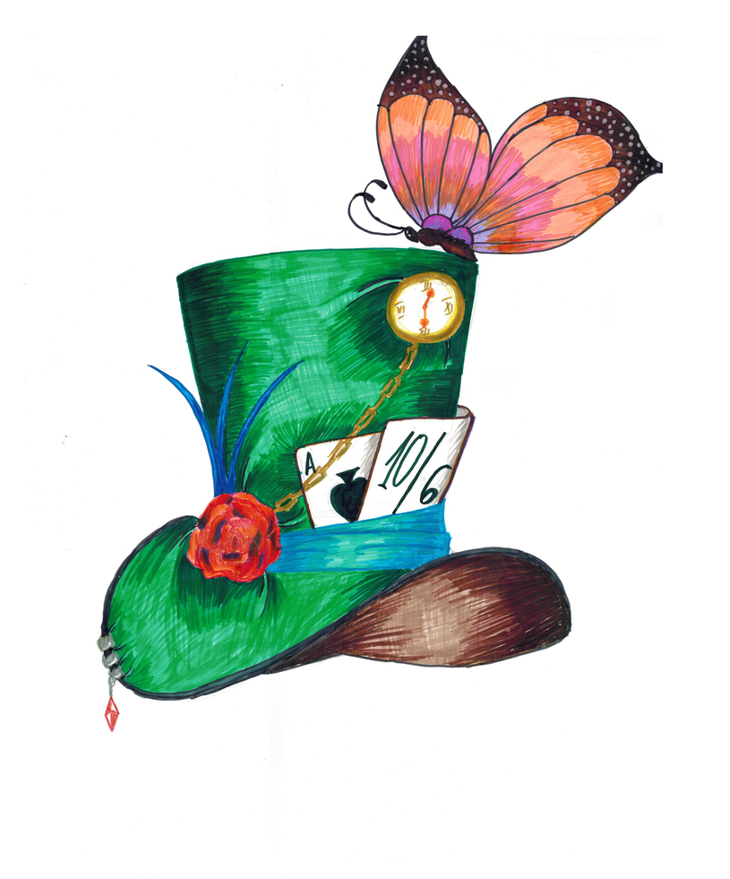 mad hatter hat clipart - photo #9