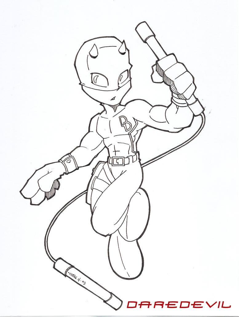 daredevil coloring pages - photo #35