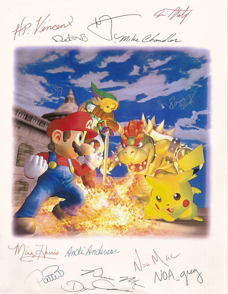 Super Smash Bros. Melee Poster by Nukeleer on deviantART