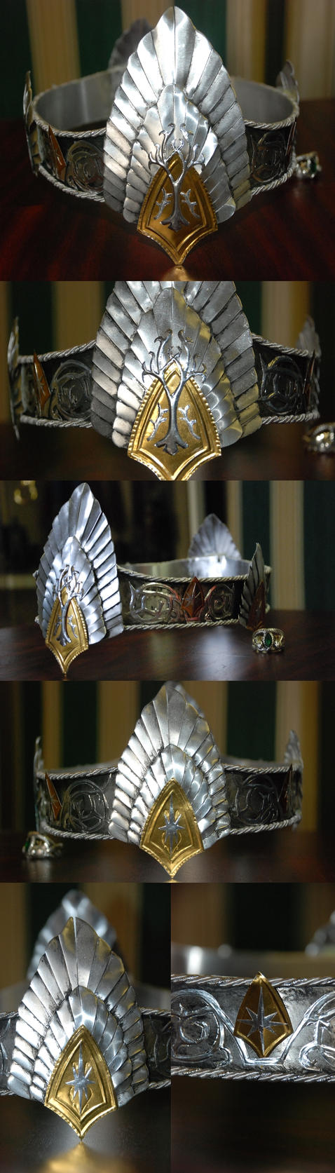 Aragorn's crown by larijone on DeviantArt