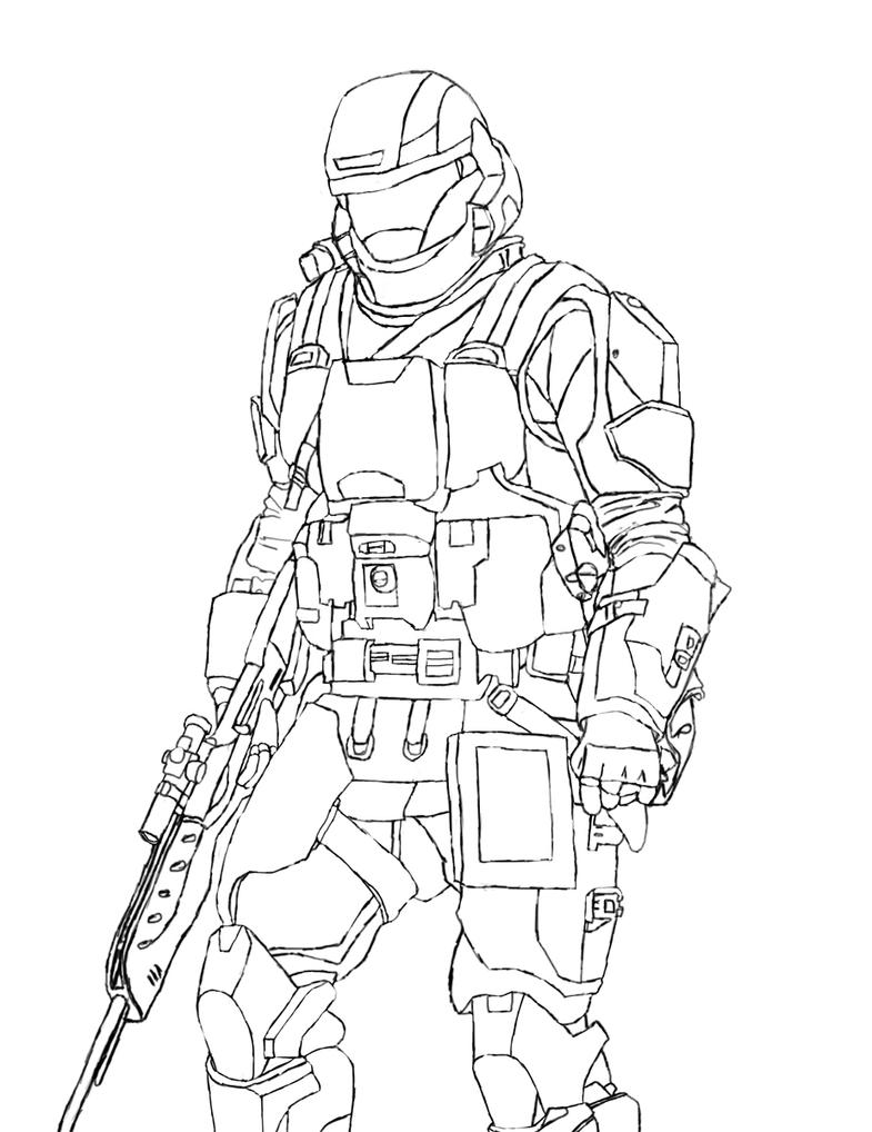 coloring pages halo 3 - photo #24