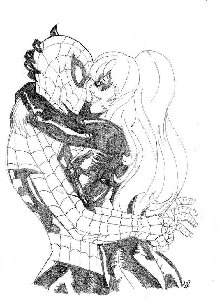 Marvel Black Cat Coloring Pages For Kids Sketch Coloring Page