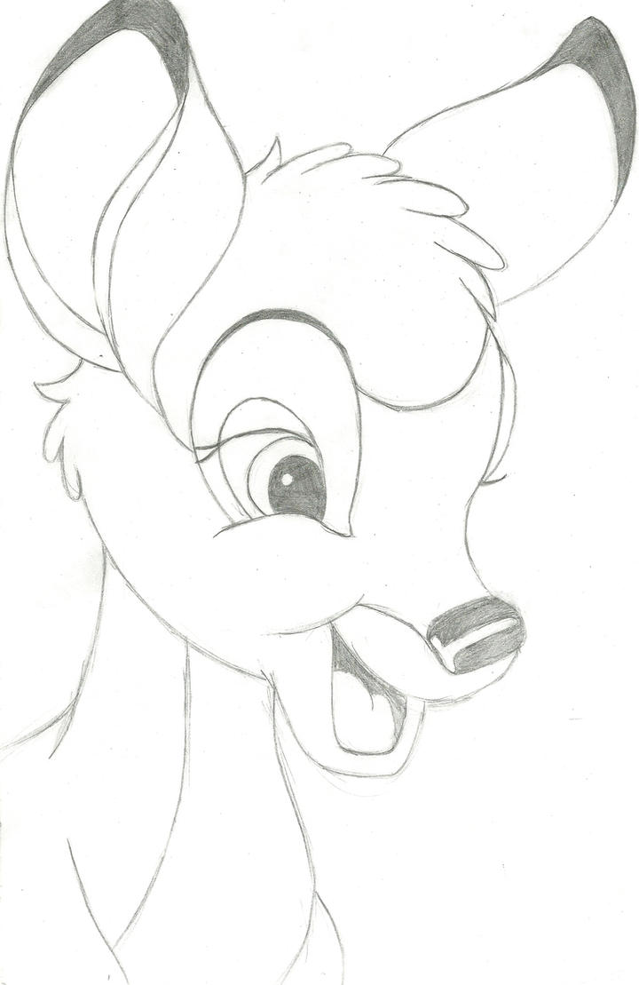 Disney Bambi drawing by Iranaa on DeviantArt
