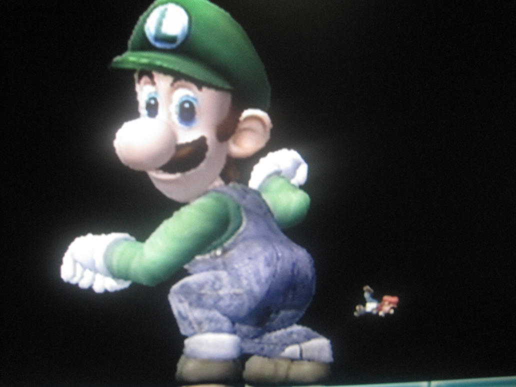 Luigi poops out a mario by Kopalex