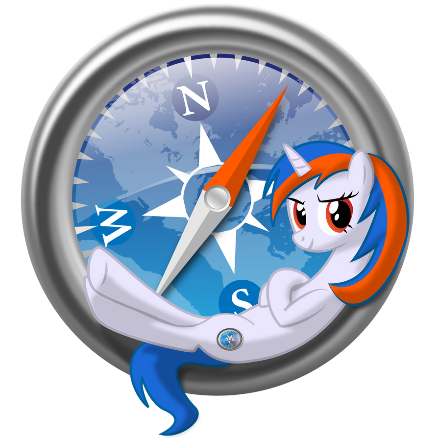 Safari browser pony logo