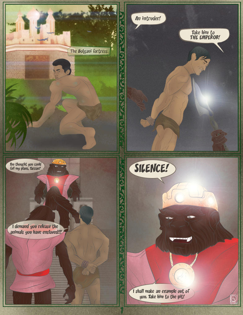 Tarzan at the hands of the Emperor (Page 1 of 3) by jackcrowder