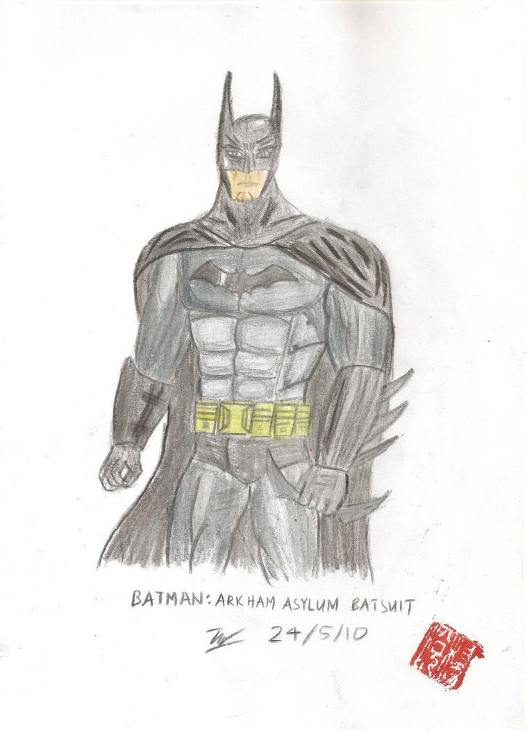 Batman in Arkham Asylum Batsuit 