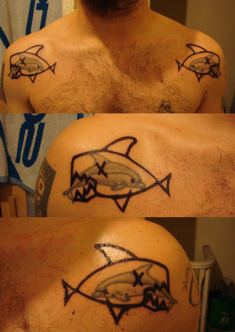 Dolphin tattoo cover up by kfranzen on DeviantArt