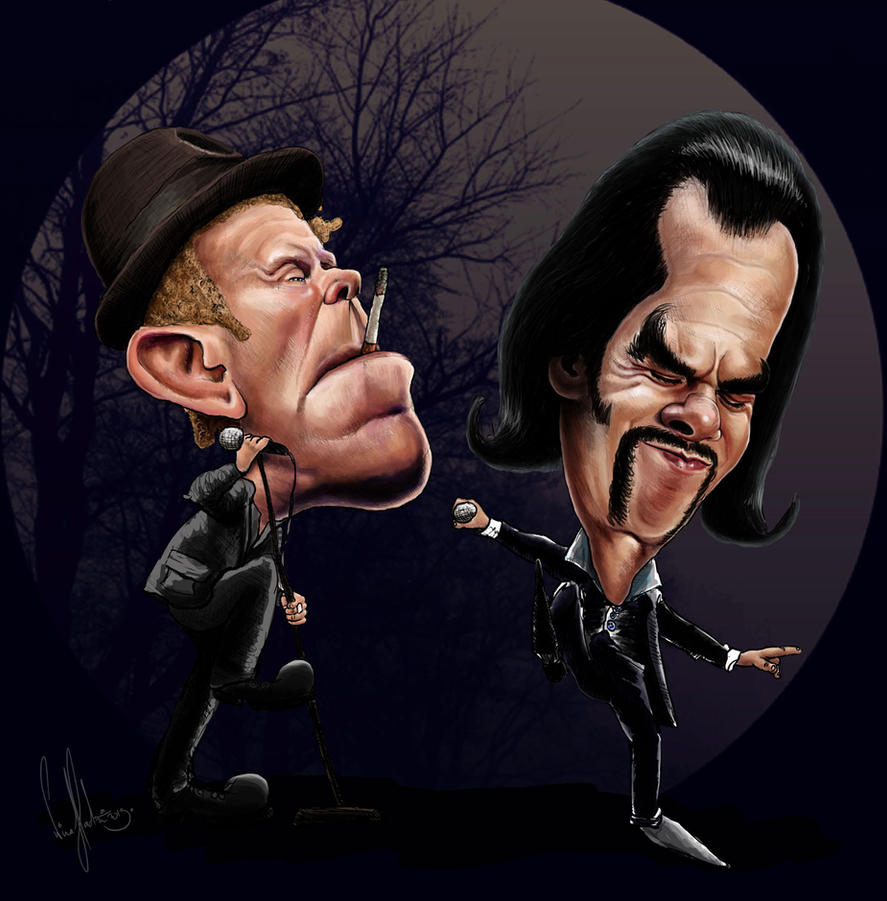 tom_waits_and_nick_cave_caricature_by_zi